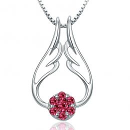 Pendentif aile d ange - Pendentif ailes d ange or blanc - Ru