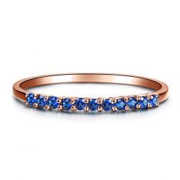 Anneau Or rose 18 carats, Saphir I Pretty little stars I Gem