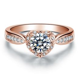 Bague Solitaire Your Best Friend - Or Rose 18 Carats & Diama