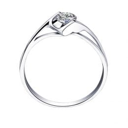 Solitaire Diamant 0.15 Carat - Victor Hugo, A Jeanne Platine