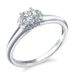 Solitaire Achillée Platine