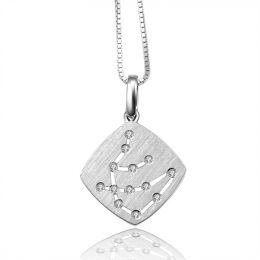 Pendentif signe du zodiaque - Constellation verseau - Or bla