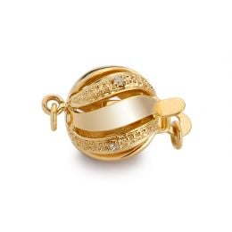 Melograna, Or jaune 18cts, Diamants, 10mm