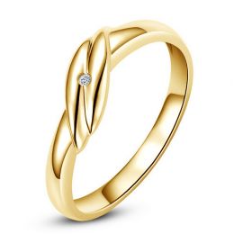 Bijou alliance mariage - Alliance Femme - Or jaune - Diamant
