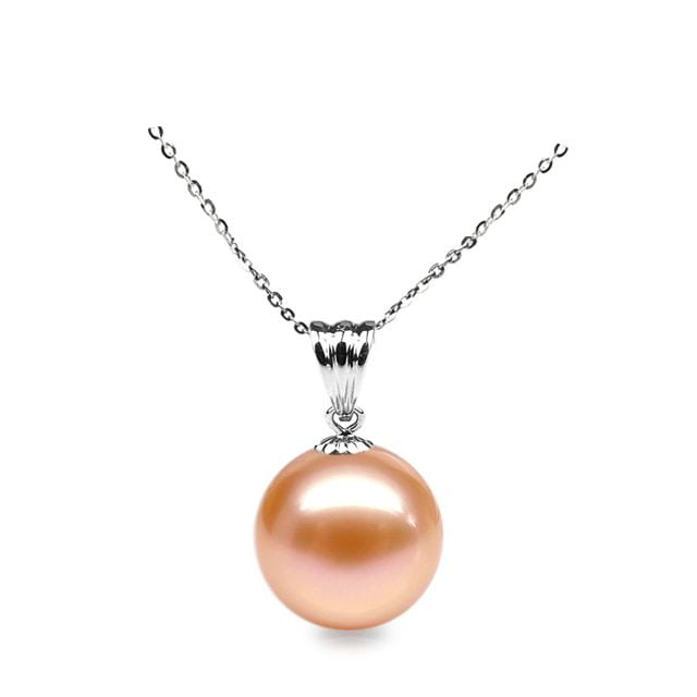Pendentif En Perle D'eau Douce - Argenté - Neuf Sans Emballage - Idéal Pour Un Look Naturel Et élégant