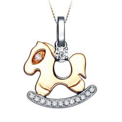 Pendentif cheval 2 ors
