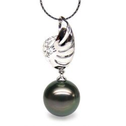 Pendentif Symbole Liberté Aile, Perle de Tahiti