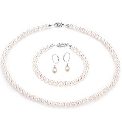 Parure perle blanche culture