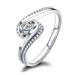 Bague solitaire diamant