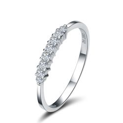 Bague de Fiancaille Br Blanc Diamant