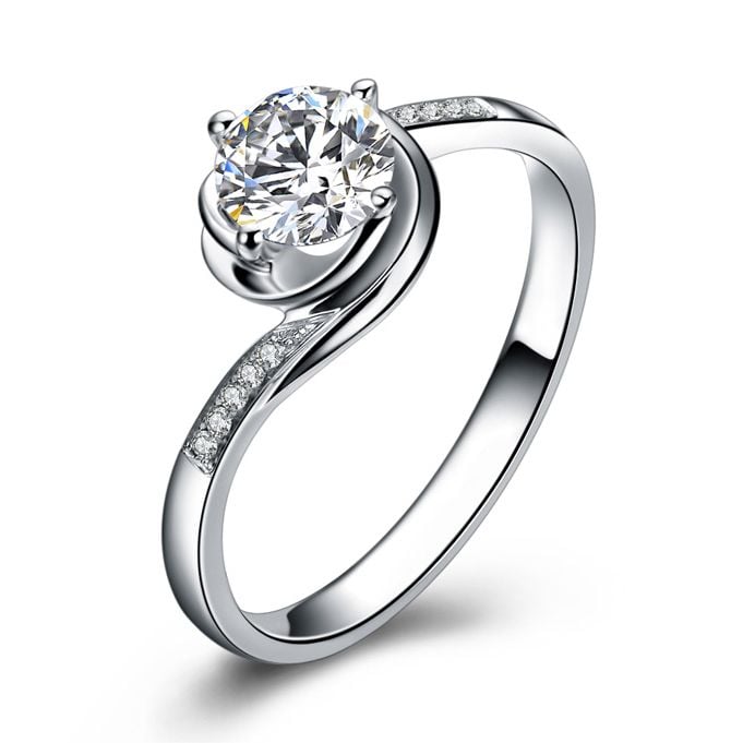 Bague Rose Vertige