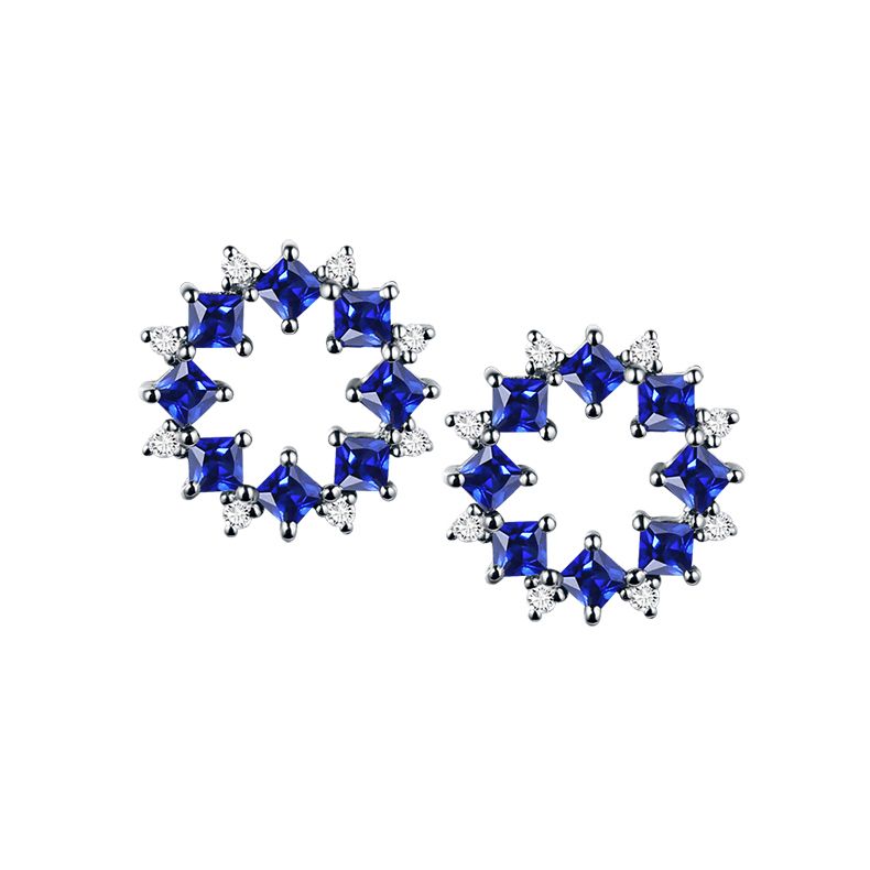Boucles d’oreilles Bleuet