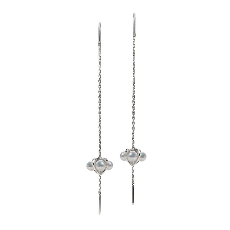 Boucles d’oreilles Trèfle à 4 perles