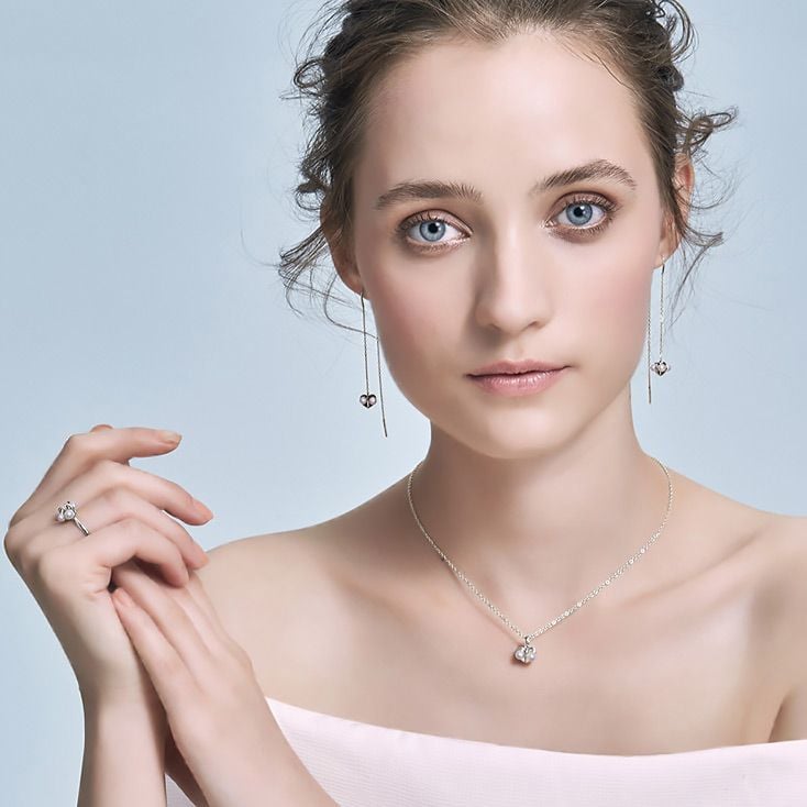 Parure Trèfle à 4 perles