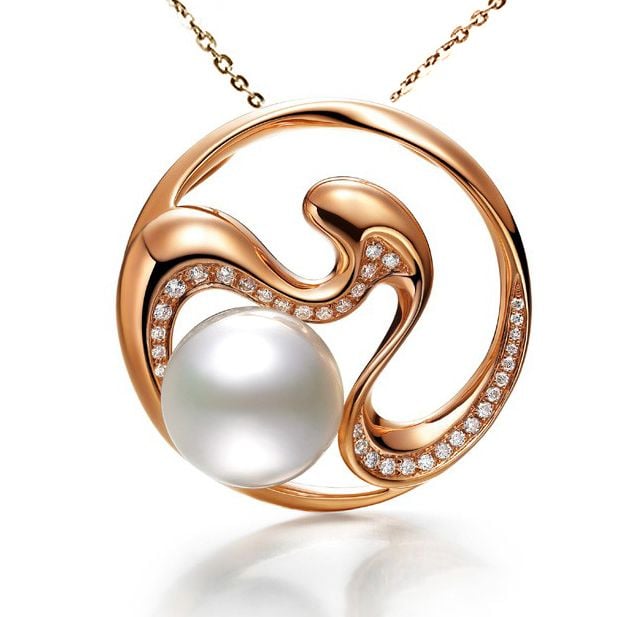 Pendentif Fleurs de Pêchers