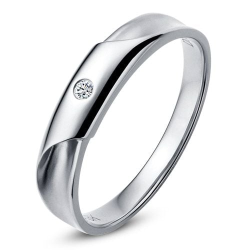 Bague Lucas platine