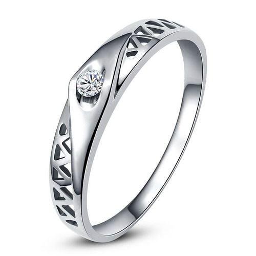 Bague Eileen platine