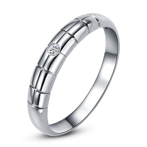 Bague Alana platine