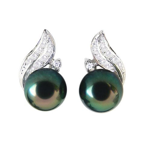 Boucles d’oreilles Rosée du Soir Tahitienne
