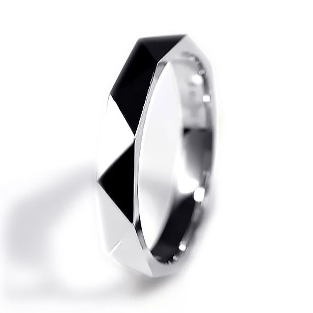 Bague Triangulaire Platine I