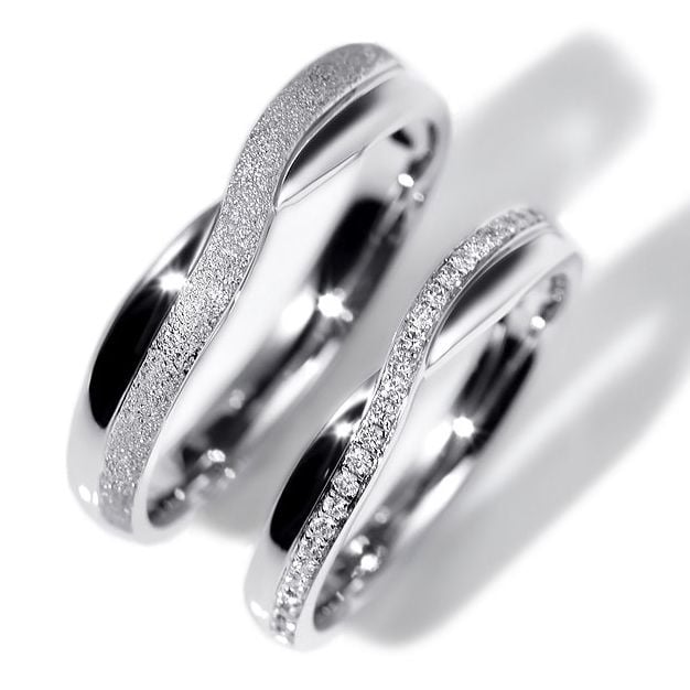 Bague Golden River Platine
