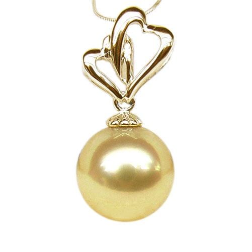 Pendentif Coeurs dorés