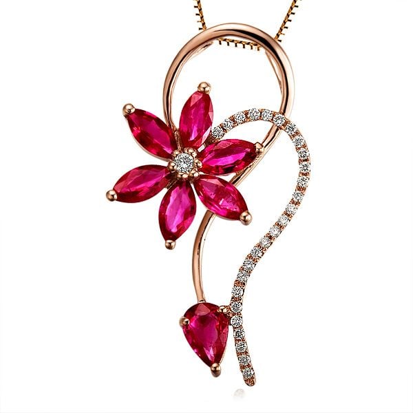 Pendentif Fleur Candide