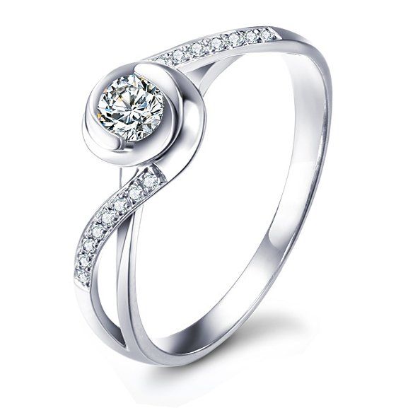 Bague A Julie Platine