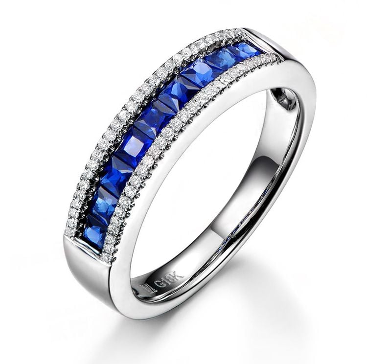 Bague Lumière azurée