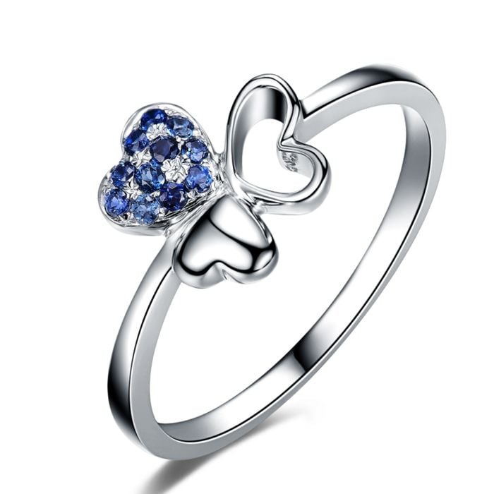 Anello Cuore di Trifoglio
