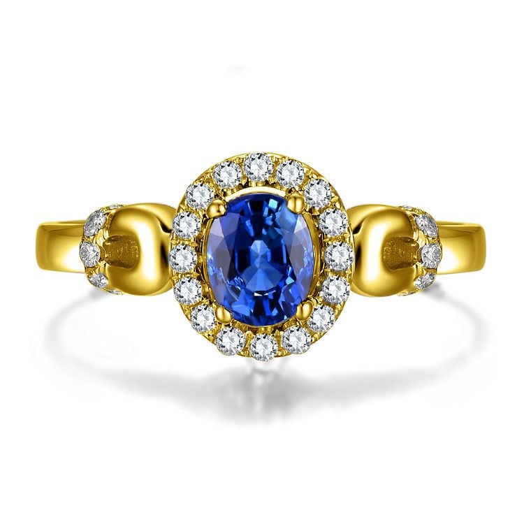 Bague Profondeur azurée