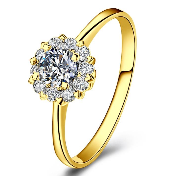 Bague Coeur Caillouté