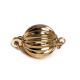 Boccino : 2 Fermoirs 7mm, Or jaune 14cts
