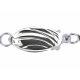 Mandorle, Or blanc 14cts, 6x17mm