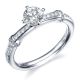 Bambou solitaire platine