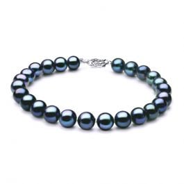 Bracelet perles noires