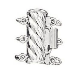 Collier triple perles Akoya blanches - 6.5/7mm - AAA or blanc