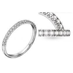 Bague Noeud Marin Or rose, Diamants | Gemperles