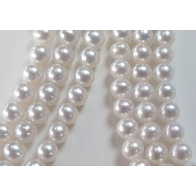 Parure Chabada I Collier, Bracelet & Boucles perles I 5/5.5mm, AAA