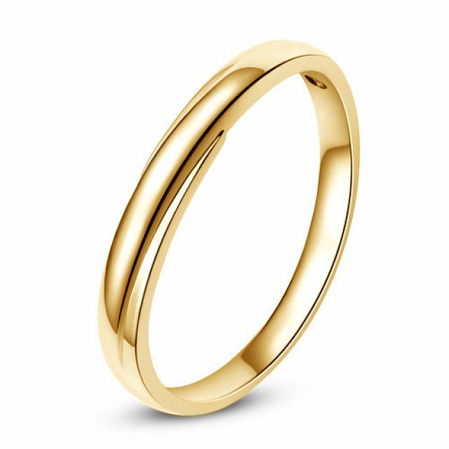 Alliance bijou mariage - Alliance Femme - Or jaune 18cts - Diamant