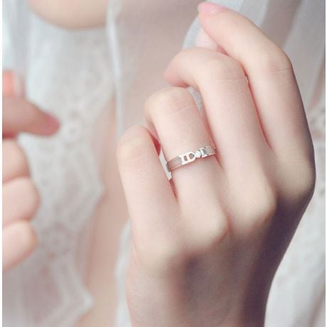 Alliance I DO - Alliance femme Or blanc - Diamant