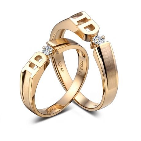 Alliance I DO - Alliance Homme Or jaune - Diamant
