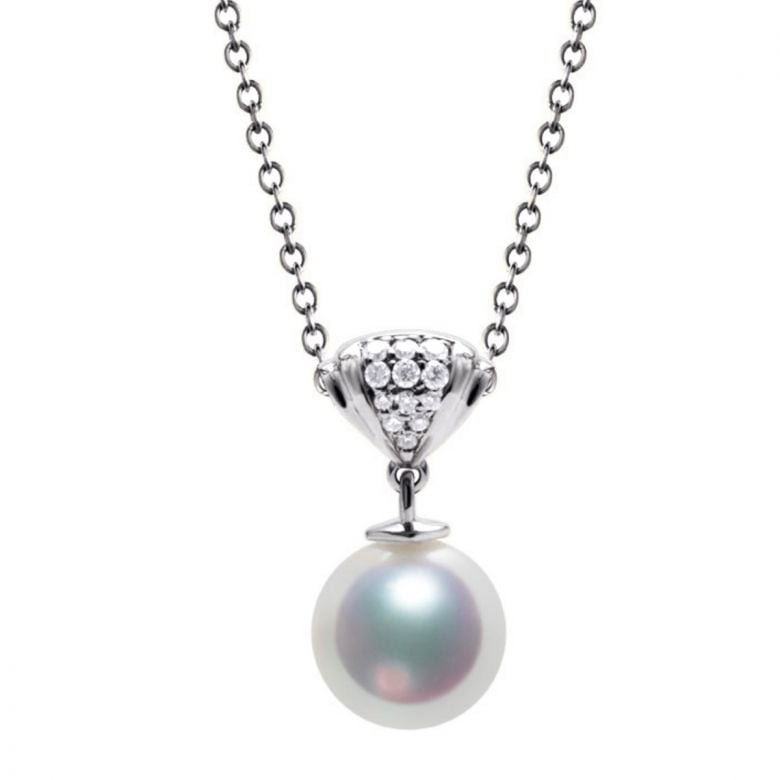 Pendentif perle de culture - Perle Akoya Japon - Sarah Bernhardt - 1