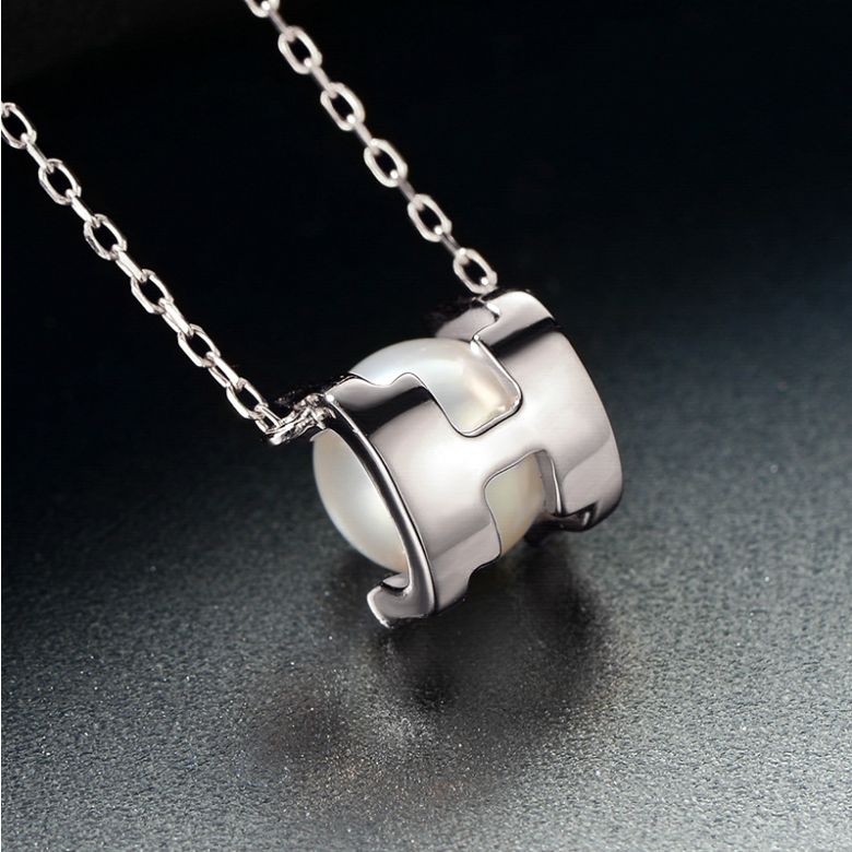 Pendentif Morita. Perles Akoya Japon et Or blanc 18cts - 4