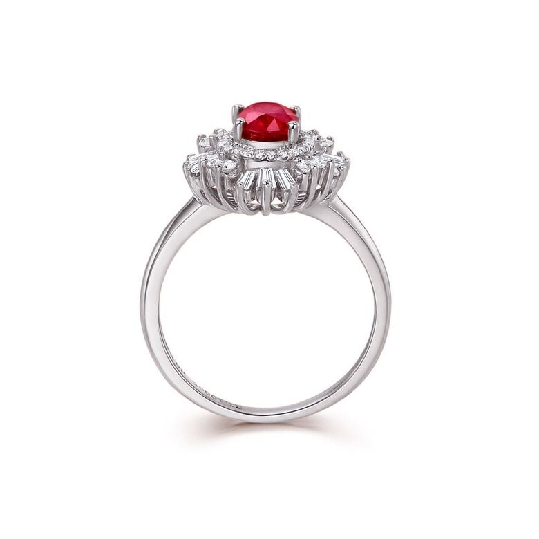 Bague de Fiançailles Rubis Cesária Évora - 3