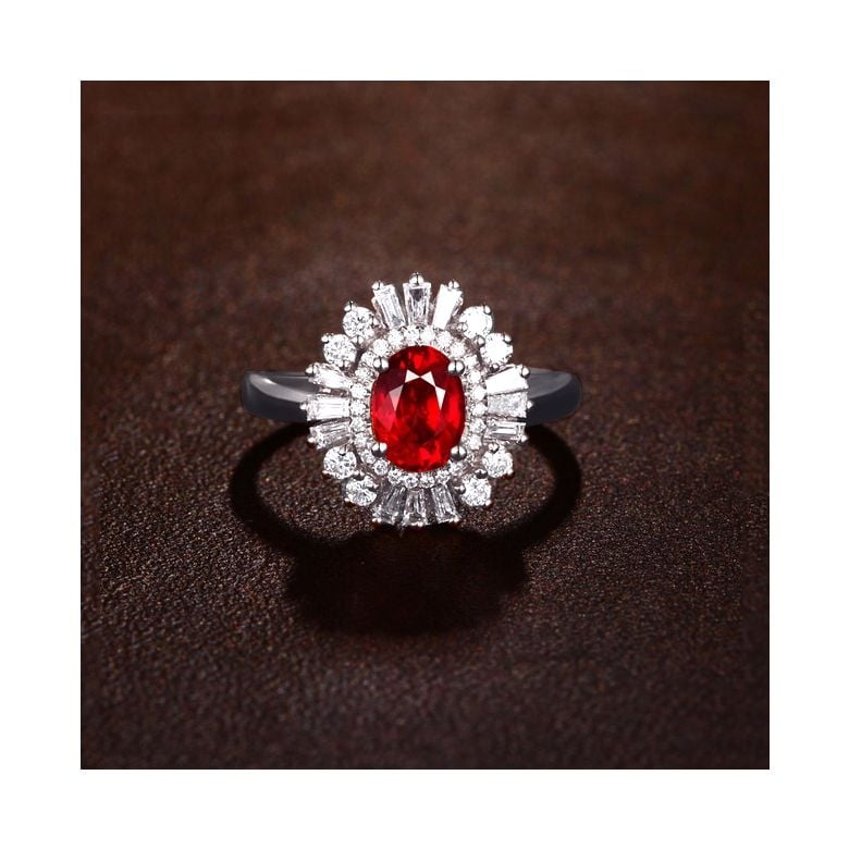 Bague de Fiançailles Rubis Cesária Évora - 4