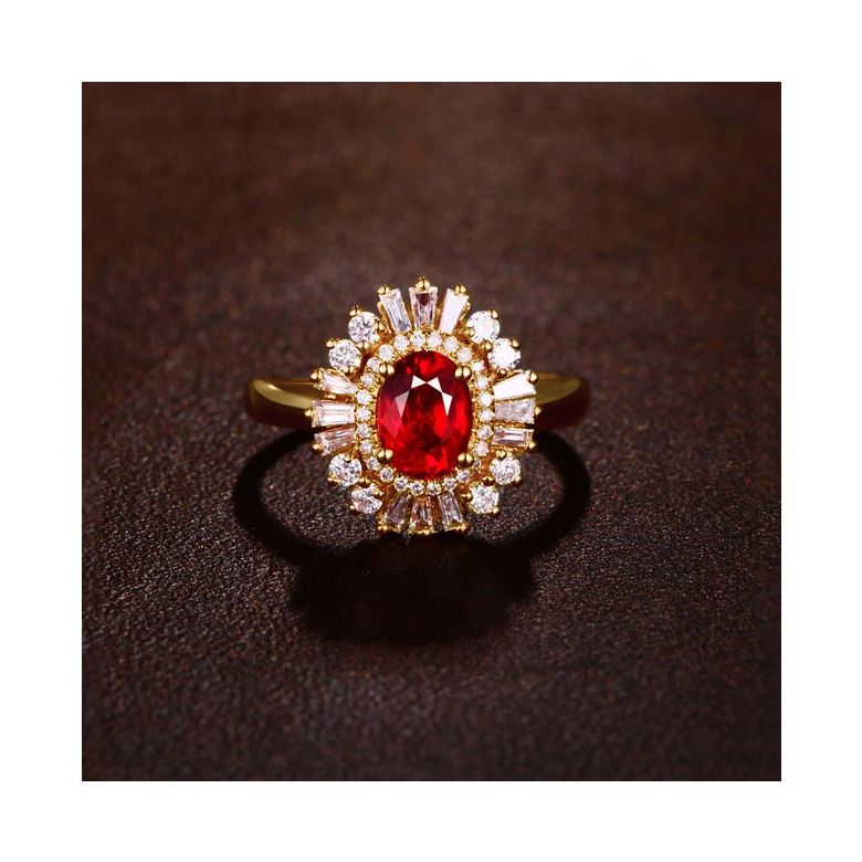 Bague de Fiançailles Rubis Cesária Évora - 7