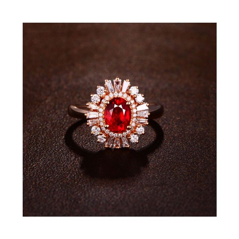Bague de Fiançailles Rubis Cesária Évora - 8