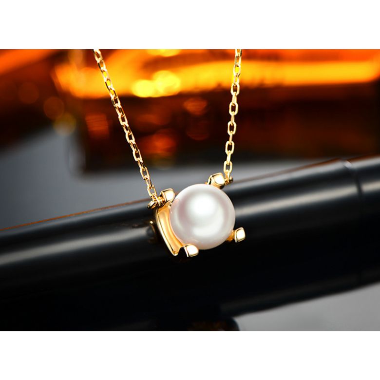 Pendentif Morita. Perles Akoya Japon et Or jaune 18cts - 5