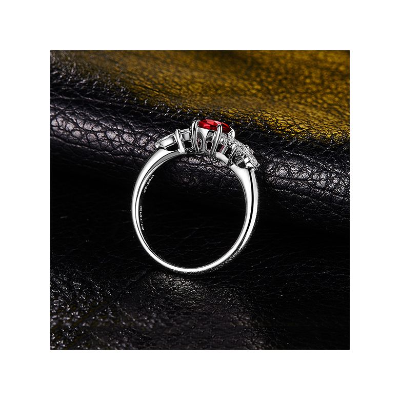 Bague La Esmeralda Rubis Or blanc Diamants - 8